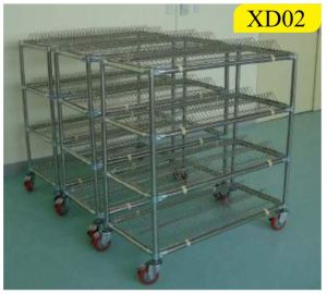 xe đẩy lưới inox 2